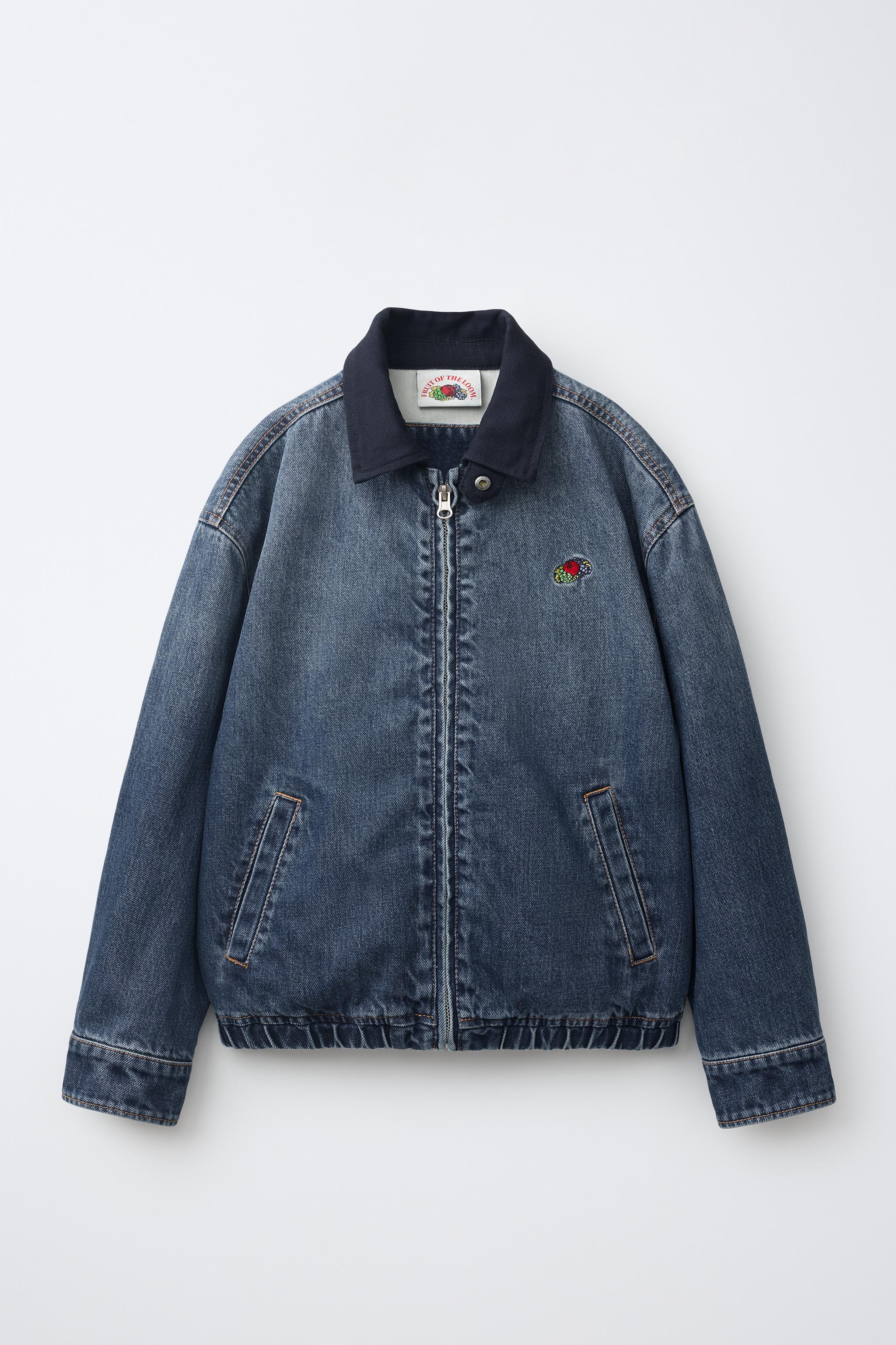 VESTE EN JEAN BRODÉE FRUIT OF THE LOOM™